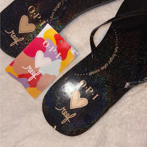 REEF Sandals x OPI Turn Bright After Sunset sz 8 NWT! - Picture 2 of 5